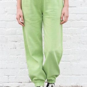 Brandy Melville Light Green Joggers
